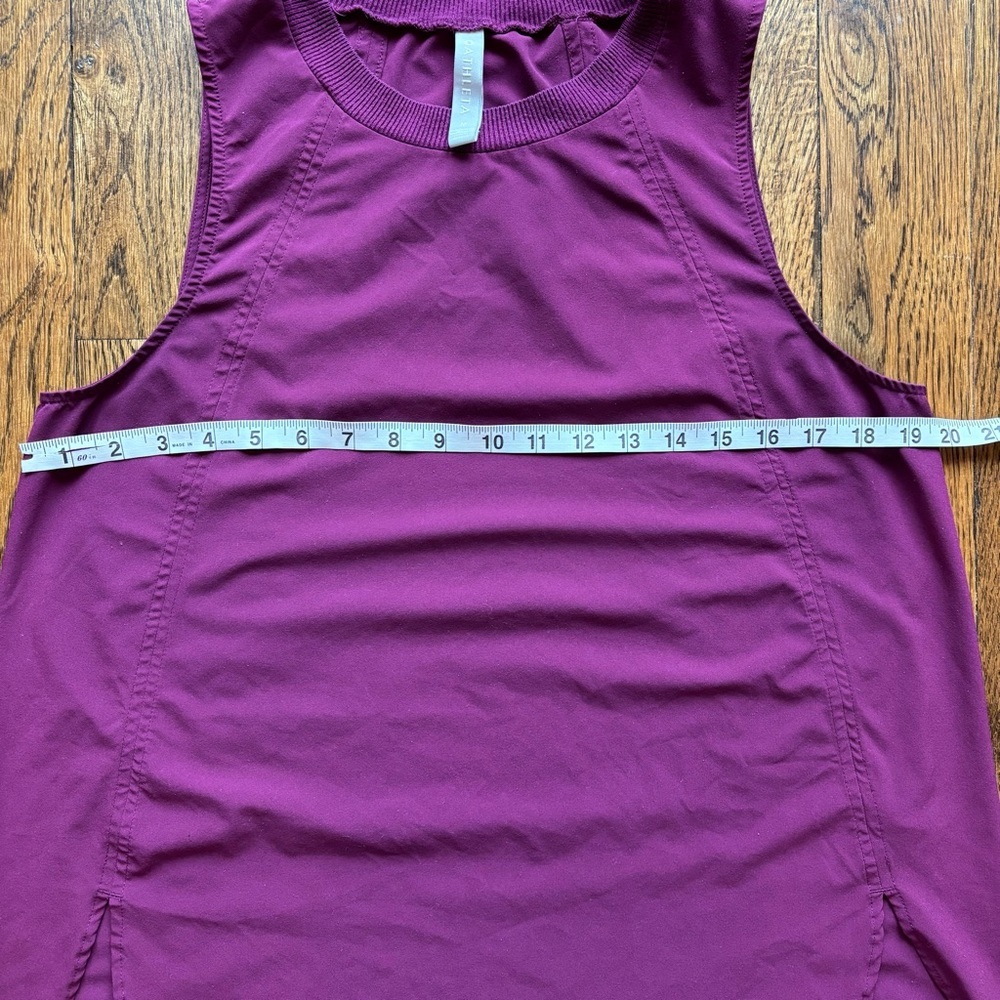 Athleta Sleeveless Tank Top Purple High Neck Athletic Top | Medium - Picture 3 of 5